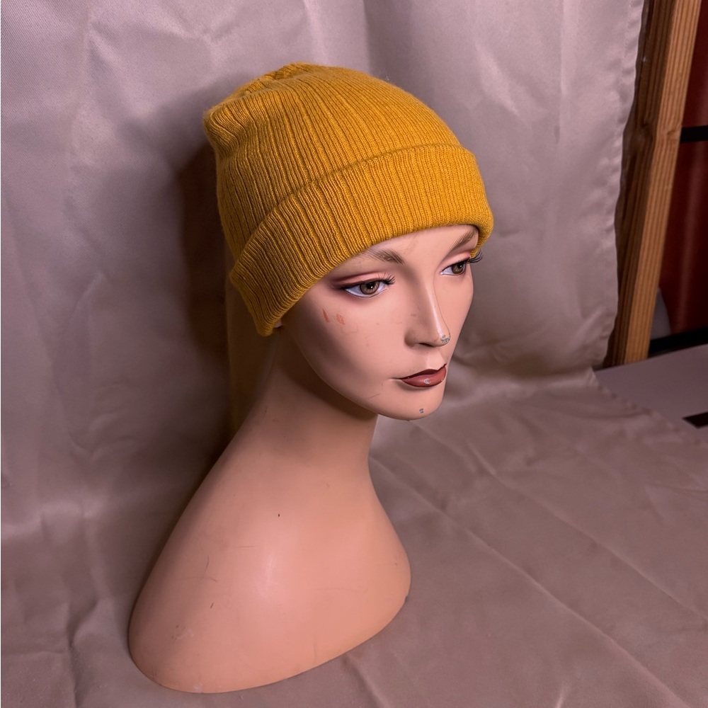 Yellow Knit Beanie